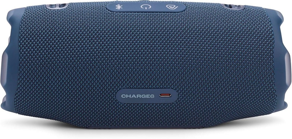 JBL - Charge 6 Portable Bluetooth Speaker Blue Excellent Condition