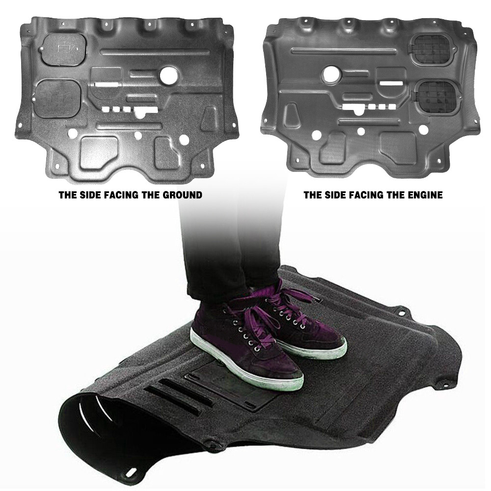 Front Engine Splash Guards Shield Assembly Plastic For Nissan Rogue 2022-2023