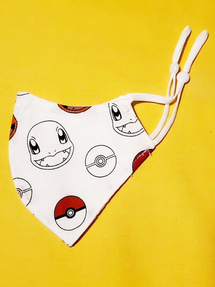 Kids Charmander Adjustable Face Mask