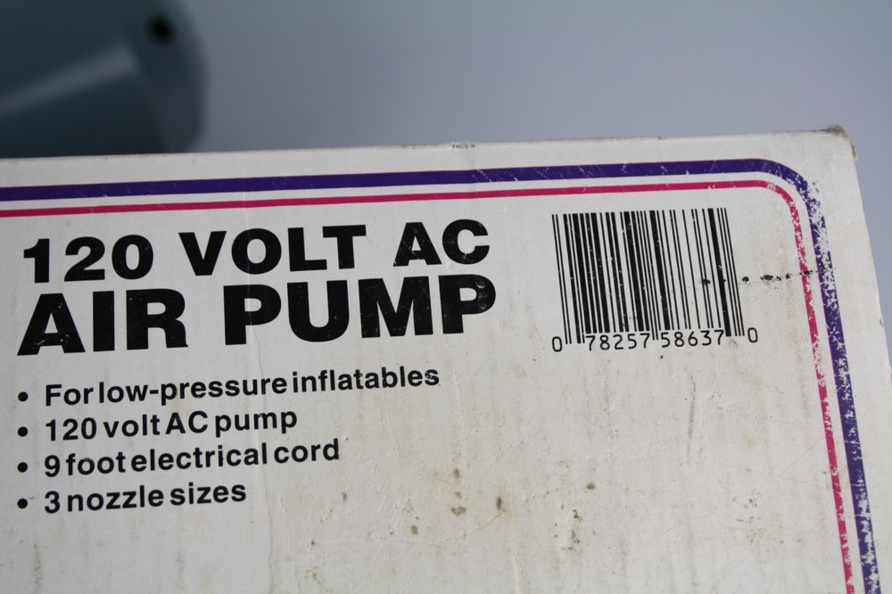 Intex Electric Inflatable Air Pump 120 Vol Ac