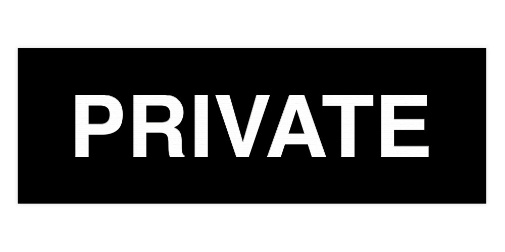 Basic Private Sign