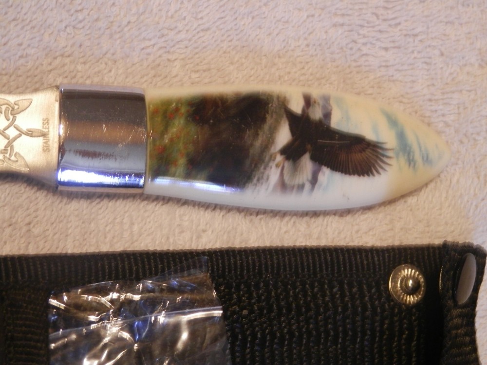 Dart Dagger Eagle On Handle w/Sheath