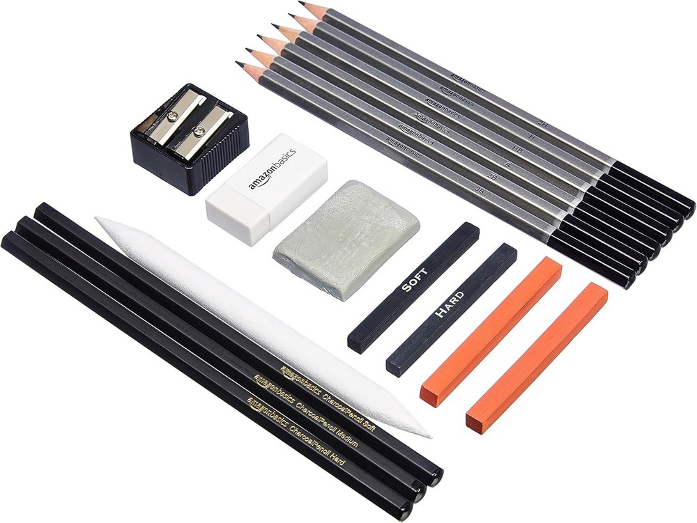 Artist sketching drawing pencil art kit