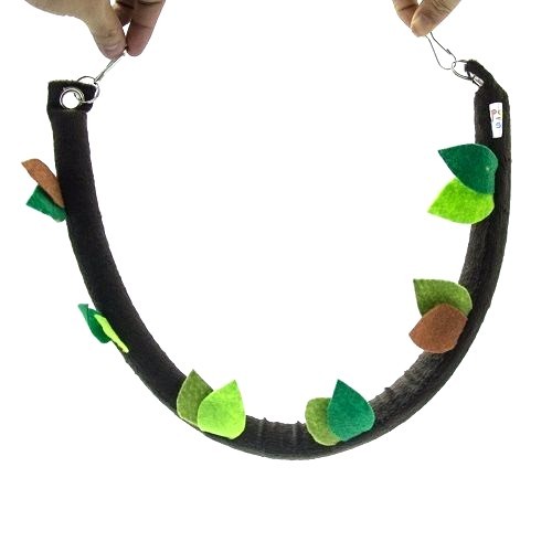 5 Pcs Sugar Glider Oval Cage Set Forest Pattern ,Hamster , Small Pet. Dark Brown