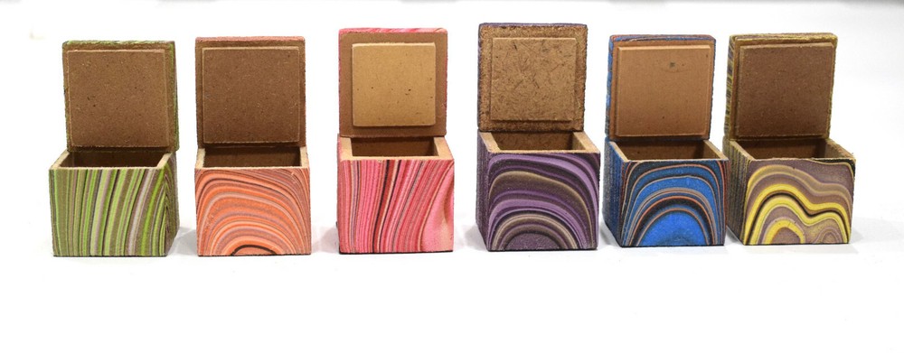 Boxes Indonesian Sand Painted Boxes