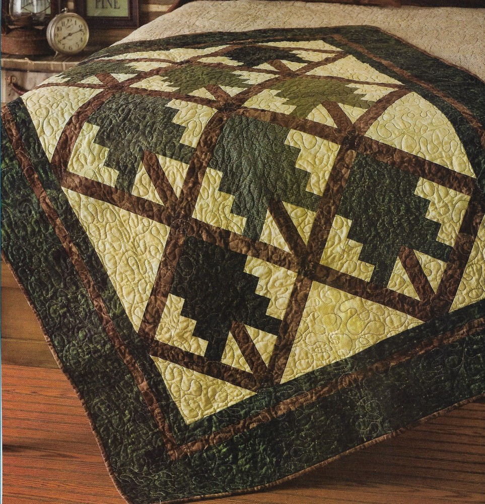In the Pines Quilt quilting pattern instructions