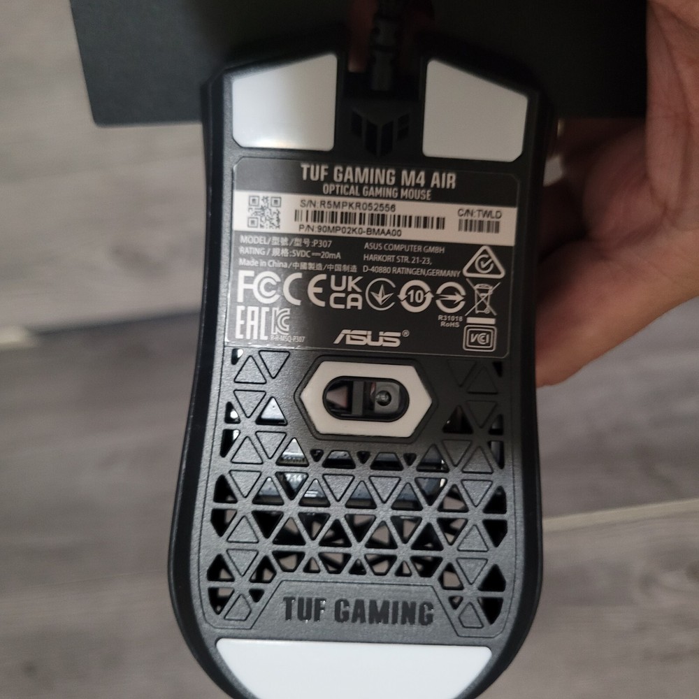 tuf gaming p307 m4 air gaming mouse black