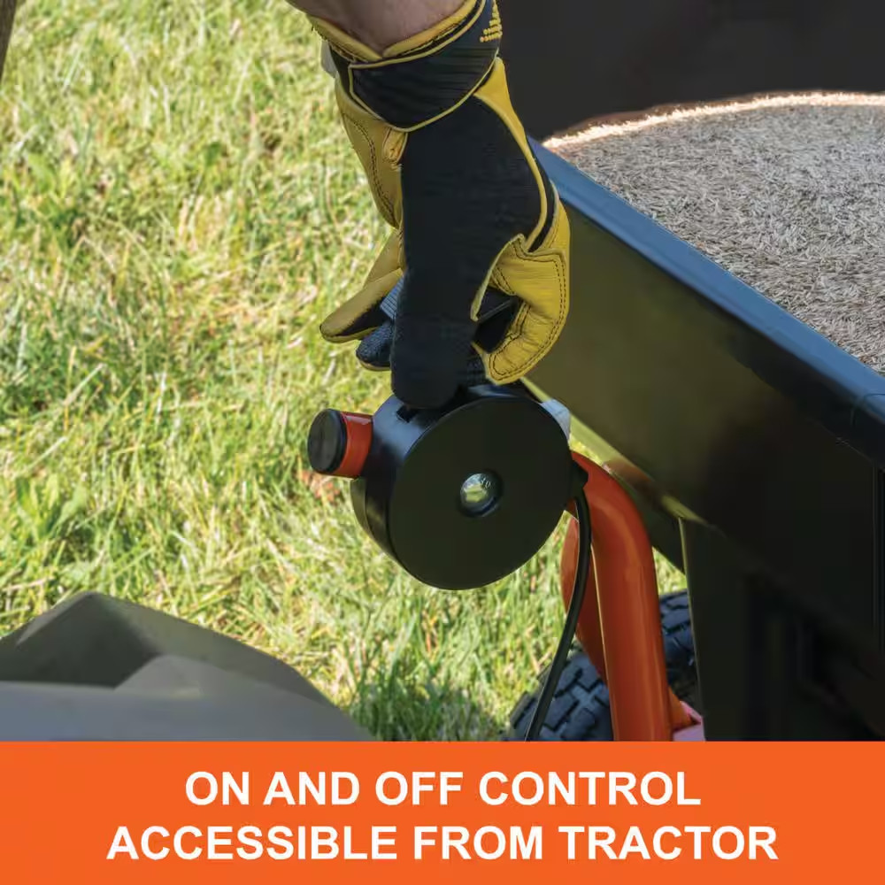 Tow Behind Grass Seed Salt Broadcast Lawn Fertilizer Spreader Pull Rustproof