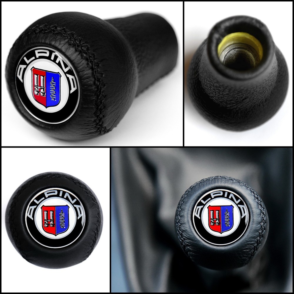 Alpina Leather Gear Knob Shift Knob BMW E21 E12 E10 E9 E3 2002 1802 Bolted