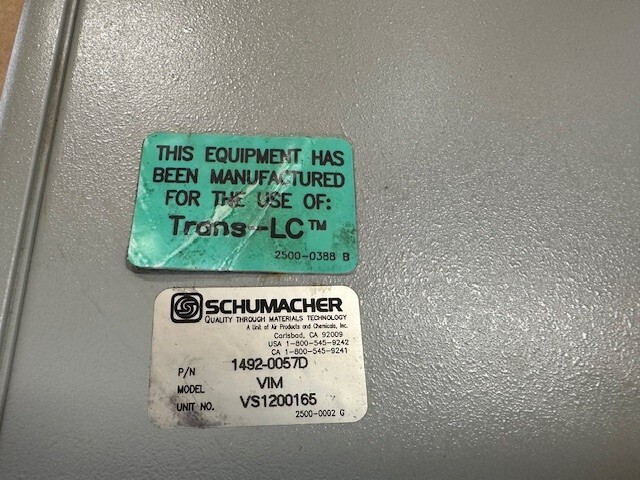 Schumacher 1492-0057D VIM Controller VS1200165