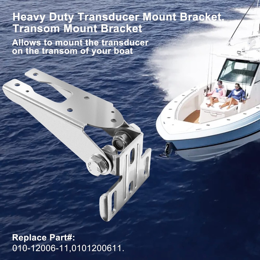 0101200611 Heavy Duty Transducer Mount Bracket Transom Mount Bracket With Spray