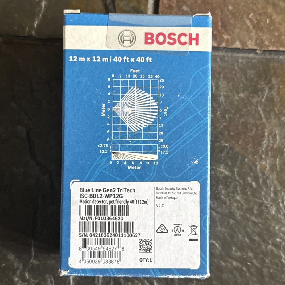 Bosch Motion sensor Blue Line Gen2 ISC-BDL2-WP12G