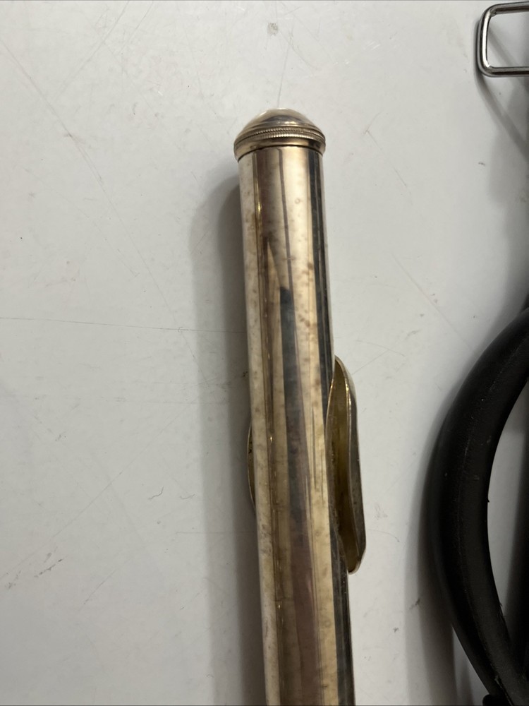 Merano Silver Finish Student Flute With Hard Case