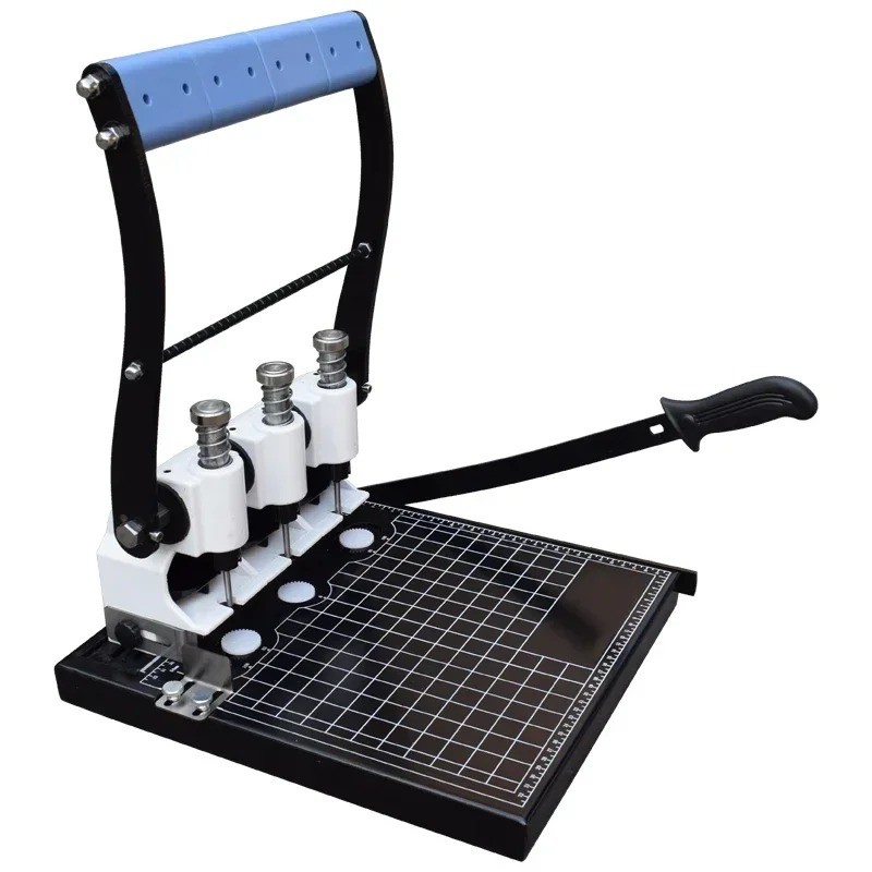 QY-A Paper Cutting and Hole Punching Machine Three-Hole Binding Machine