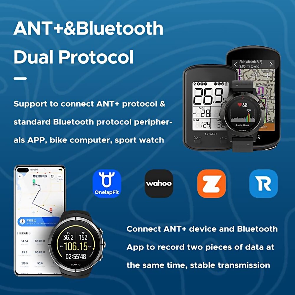 Upgraded Robust High-Performance Cadence Sensor for Bluetooth And Ant+ Dual-Mode
