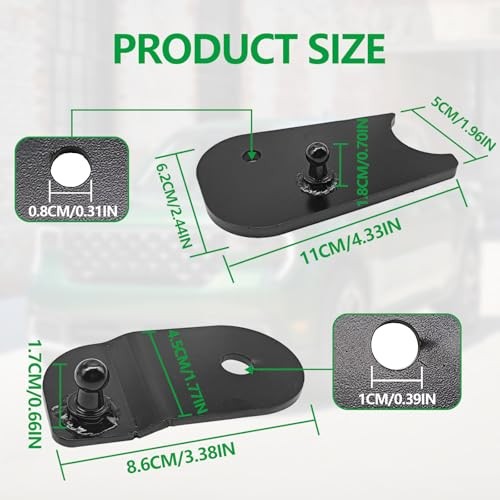 Tail Gate Mods Damper Kit, Tailgate Slow Drop Accessories Compatible with 2022