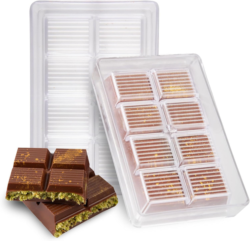 Authentic Polycarbonate Dubai Chocolate Mold (Dry-Use Required), More Durable th