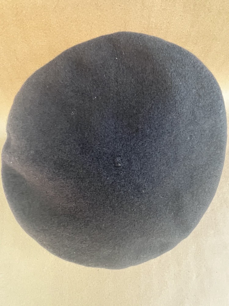 Army Black Beret 133rd Field Artillery Size 7 Wool