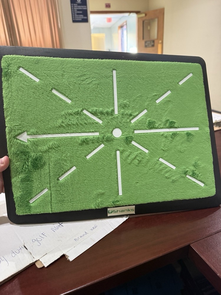 Golf Training Mat for Swing Detection Batting Divot Golf Hitting Practice Mat