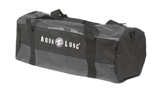 Aqua Lung 744950 Mariner Mesh Dive Bag with Handles, Large, Black, NEW