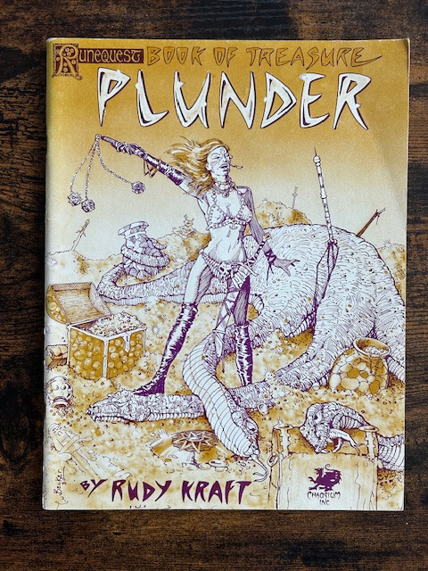 Runequest RPG Plunder 1st Edition 1980