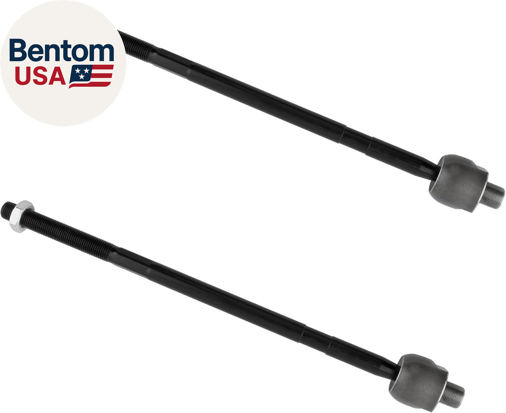 4Pcs Front Inner & Outer Tie Rod End Link Driver & Passenger Side Suspension Kit