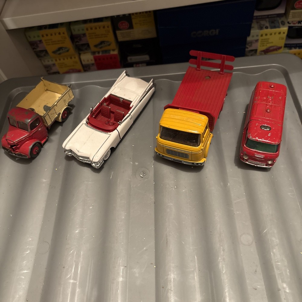 DINKY   CORGI ECT X 4all look ok.