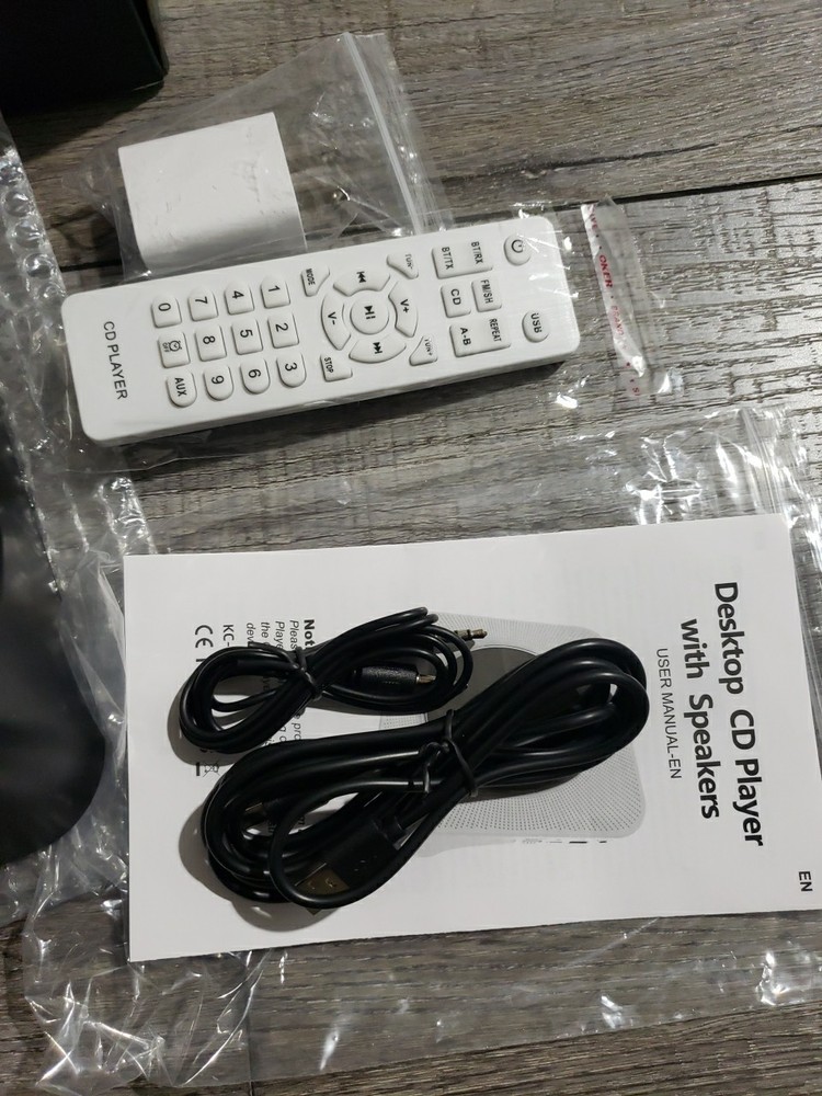 Portable CD Player, Desktop Music Player With Speaker