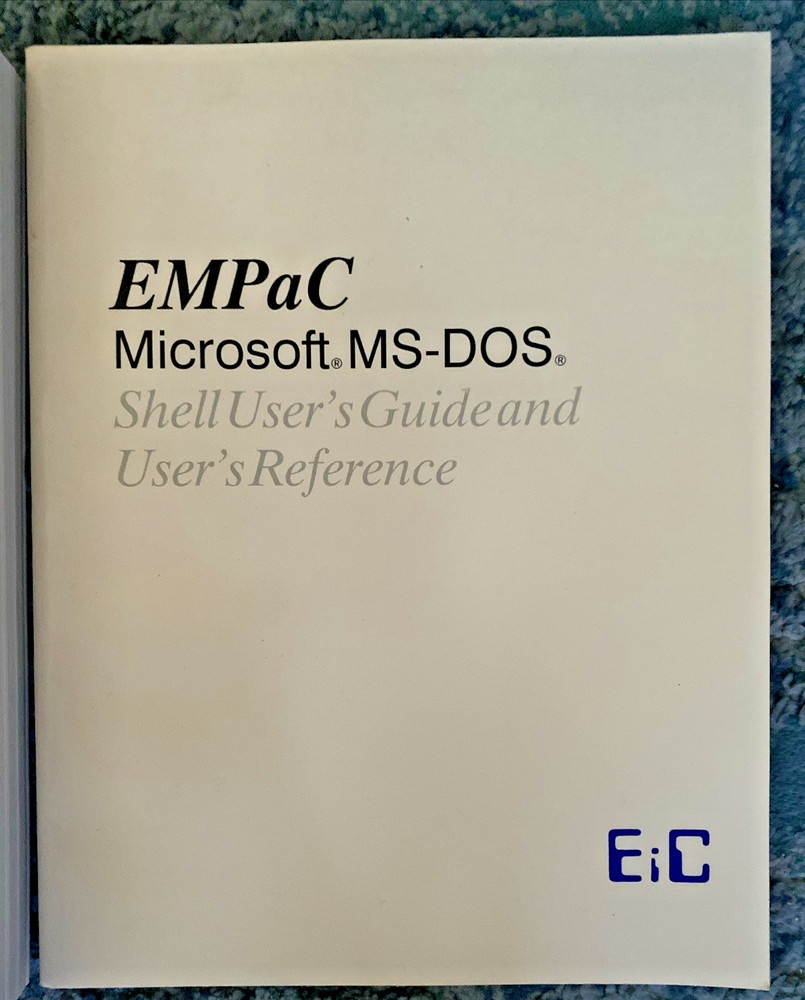 Microsoft MS DOS 4.01 5.25 Floppy Disk Software Set OEM Disks EMPaC + Manuals