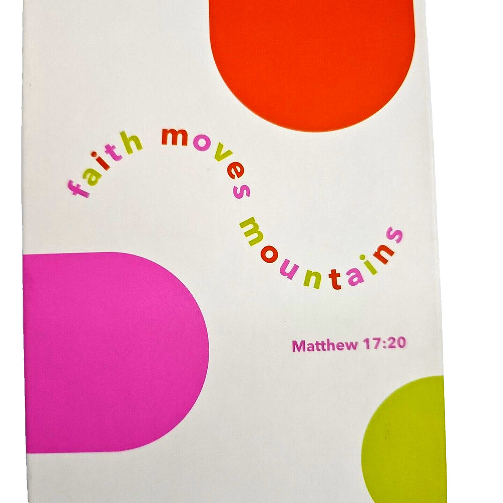 Matthew 17:20 Muse Hardbound 4"x8" Hardbound 200-Page Notepad