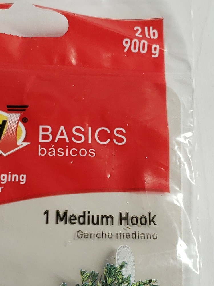 Command Hook 17511DB-ES Medium Oval White 2 lb (0.9 kg) 1 Hook 1 Strip
