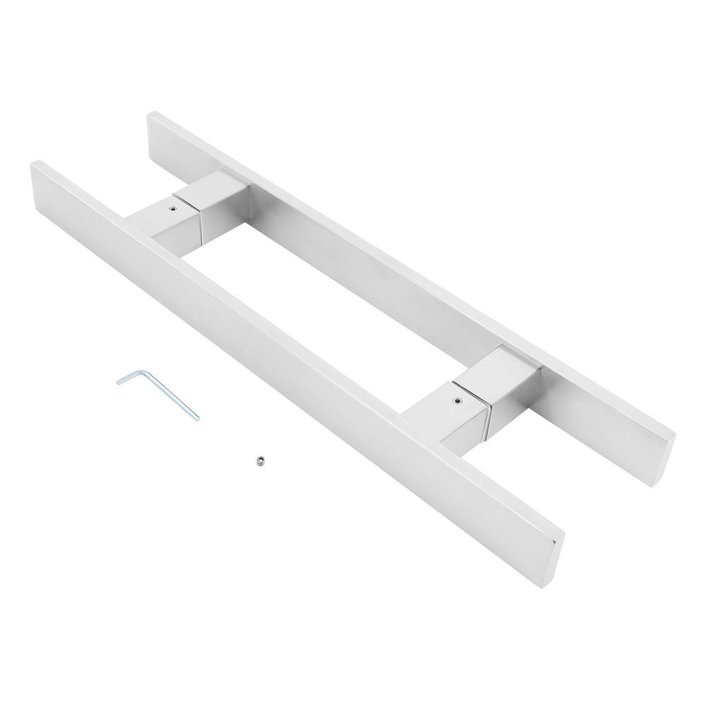 H-Shaped Push Pull Door Handle Stainless Handle Sliding Dual Sided Door Handle