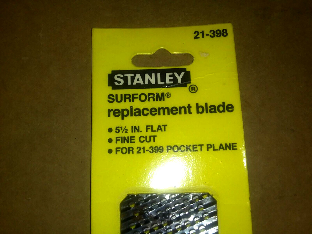 New Stanley 21-398 5.5" Surform Replacement Blade