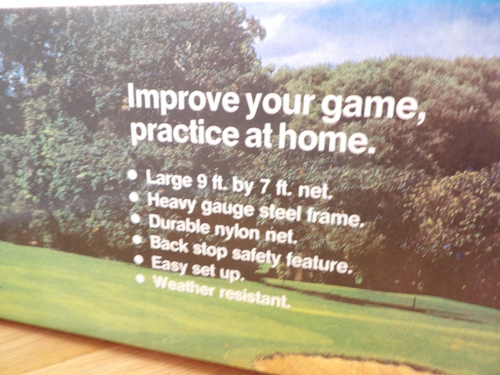 9' X 7' GOLF PRACTICE HITTING NET TARGET OUTDOOR PERSONAL DRIVING RANGE