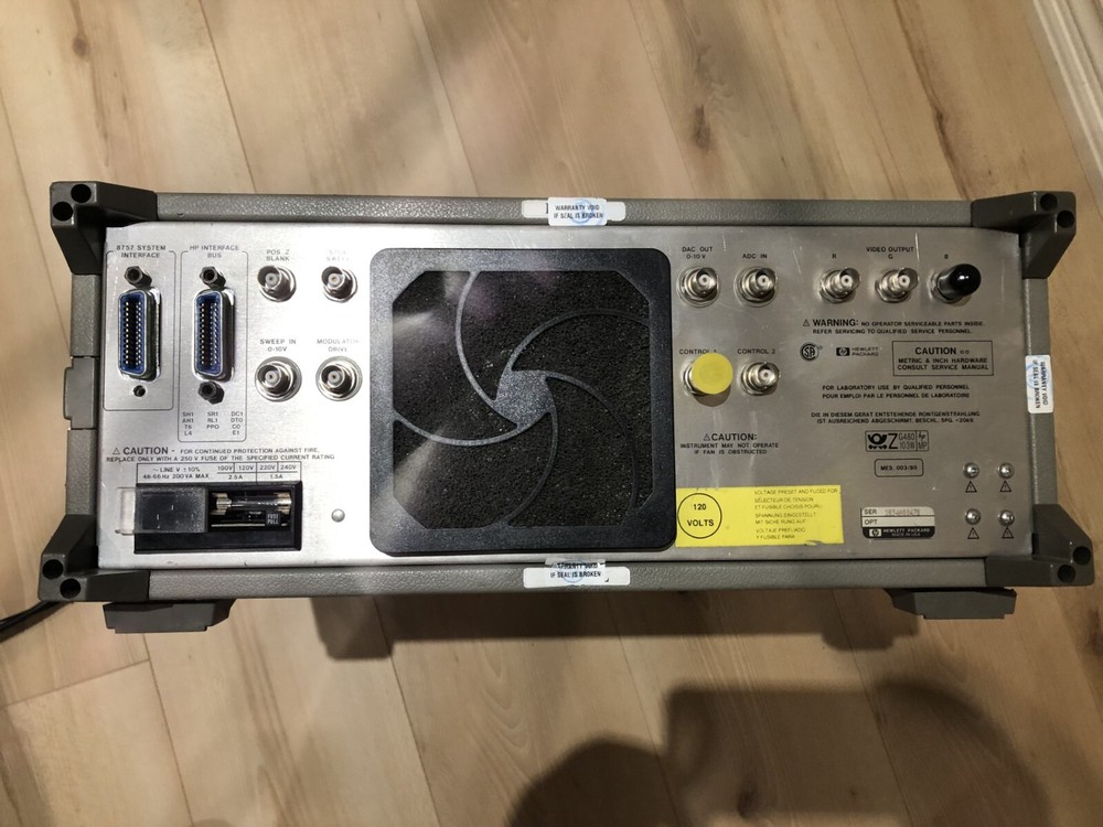 HP 8757D Network Analyzer. Tested and Working - Very Clean