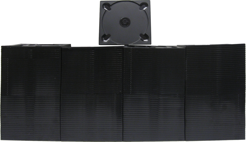 (200) Black Digipak Glue-in Replacement CD Media Disc Trays Inserts #CDIR70BK