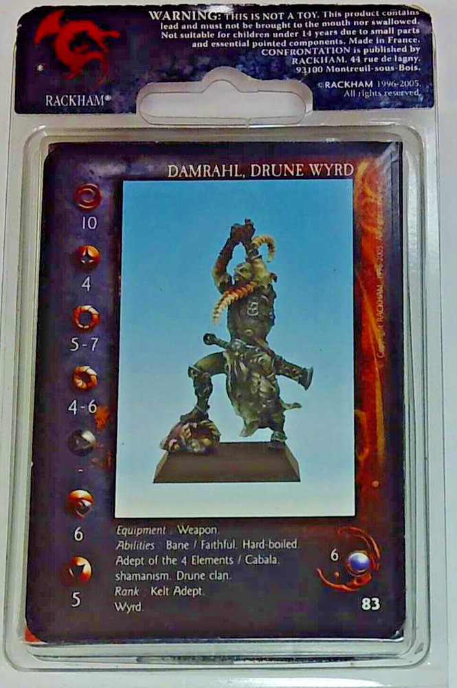 RACKHAM Confrontation: Damrahl, Drune Wyrd DRMA02