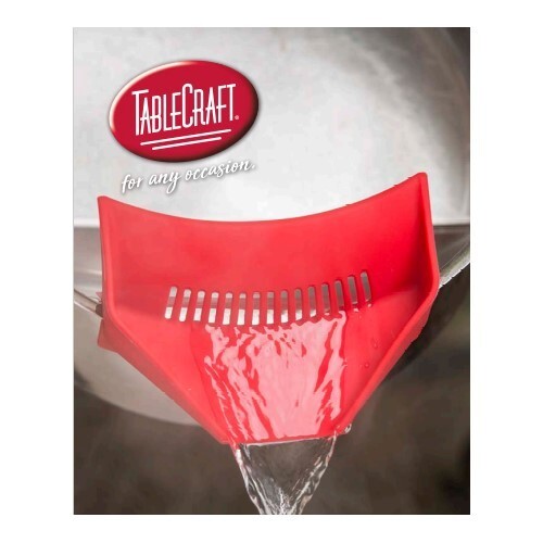 TableCraft Silicone 7pc Kitchen Tool & Trivet Set - Red