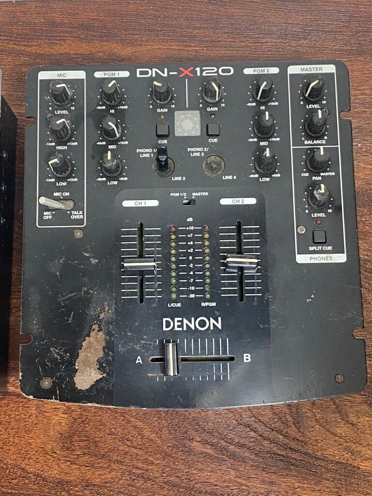 Denon DN-X120 / DN-X100 DJ Mixer Untested Powers On