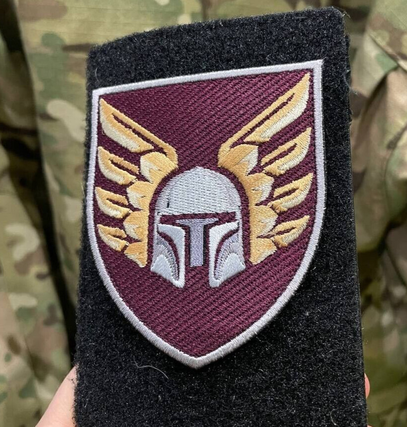 Ukrainian Unit Morale Patch 46 th Separate Landing Assault Brigade Badge Hook