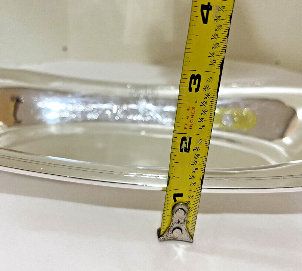 Schofield Sterling Silver Tray Monogrammed 358 Grams 13" Long.
