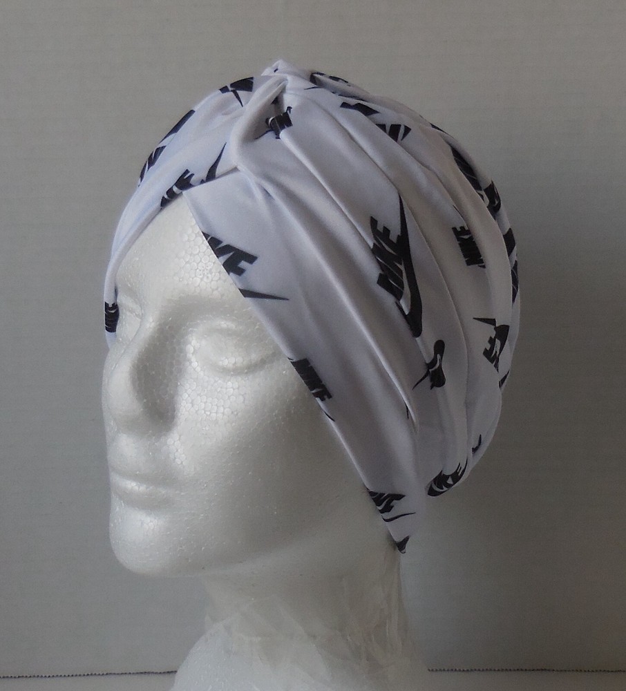 Nike Head Wrap Printed Women White/Black