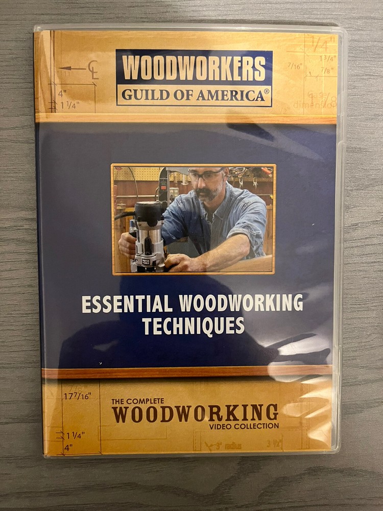 Woodworking Essential Techniques by Woodworkers Guild Of America DVD Tools Craft