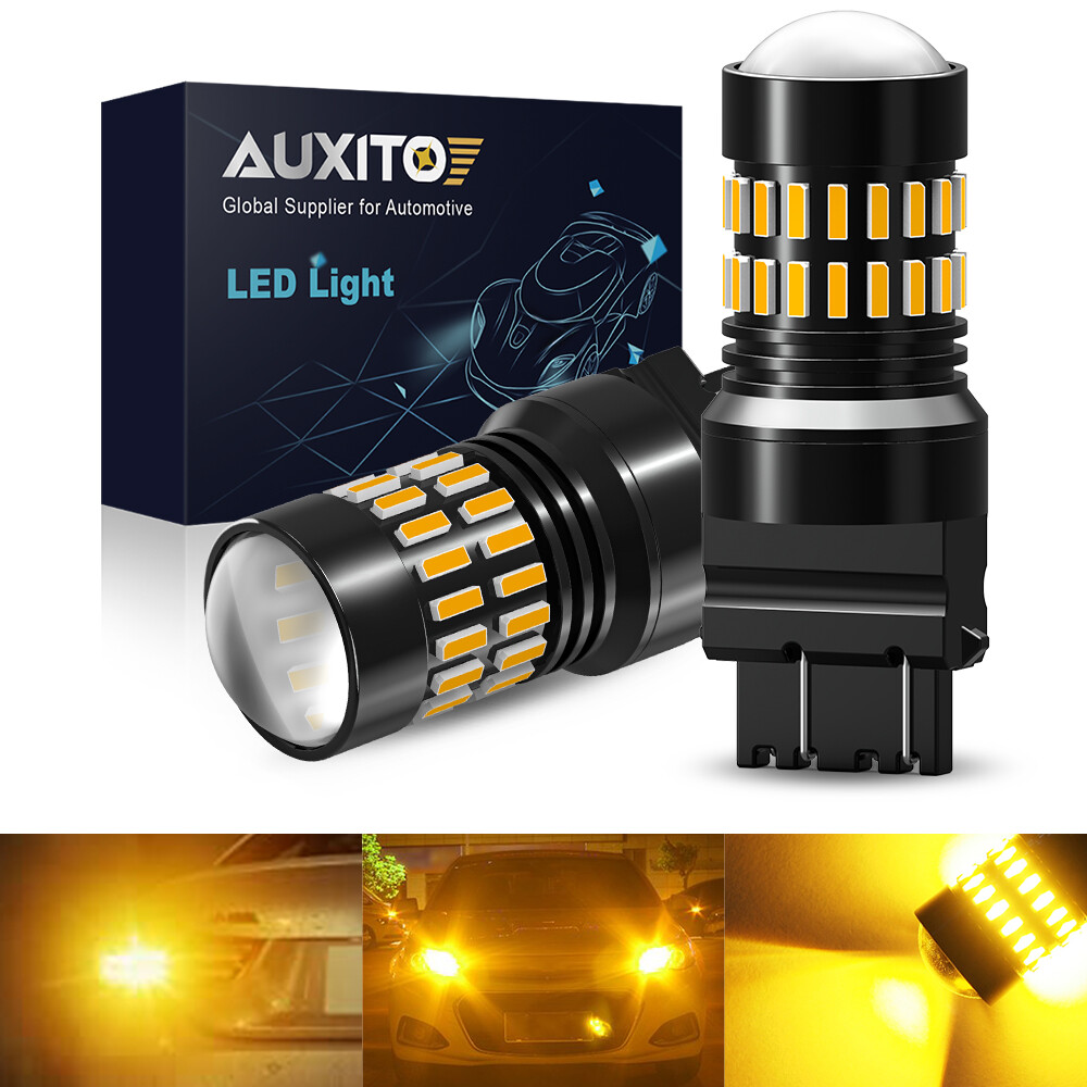 AUXITO 4157 3156 3157 LED Turn Signal Light Bulbs Anti Hyper Flash Amber USEOA