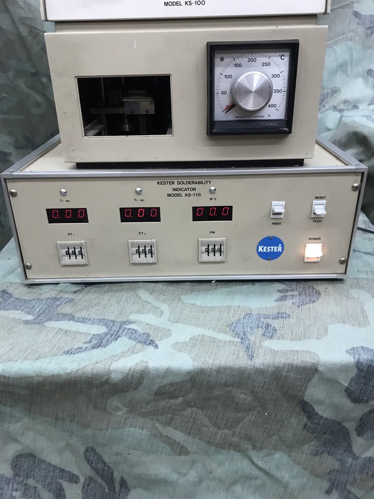 Kester Soderability Tester Ks-100, Indicator Ks-110 & Ks-120