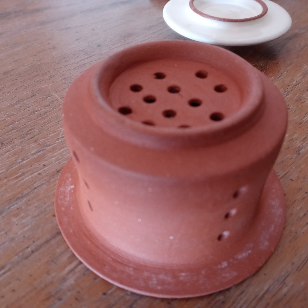 Beautiful Ceramic Tea Cup with Removable Infuser & Lid + Handle