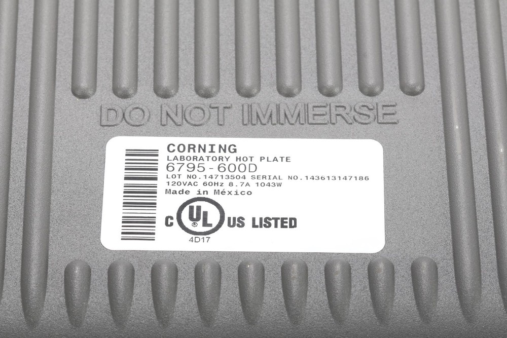 Corning PC-600D Hot Plate - No Power Cable