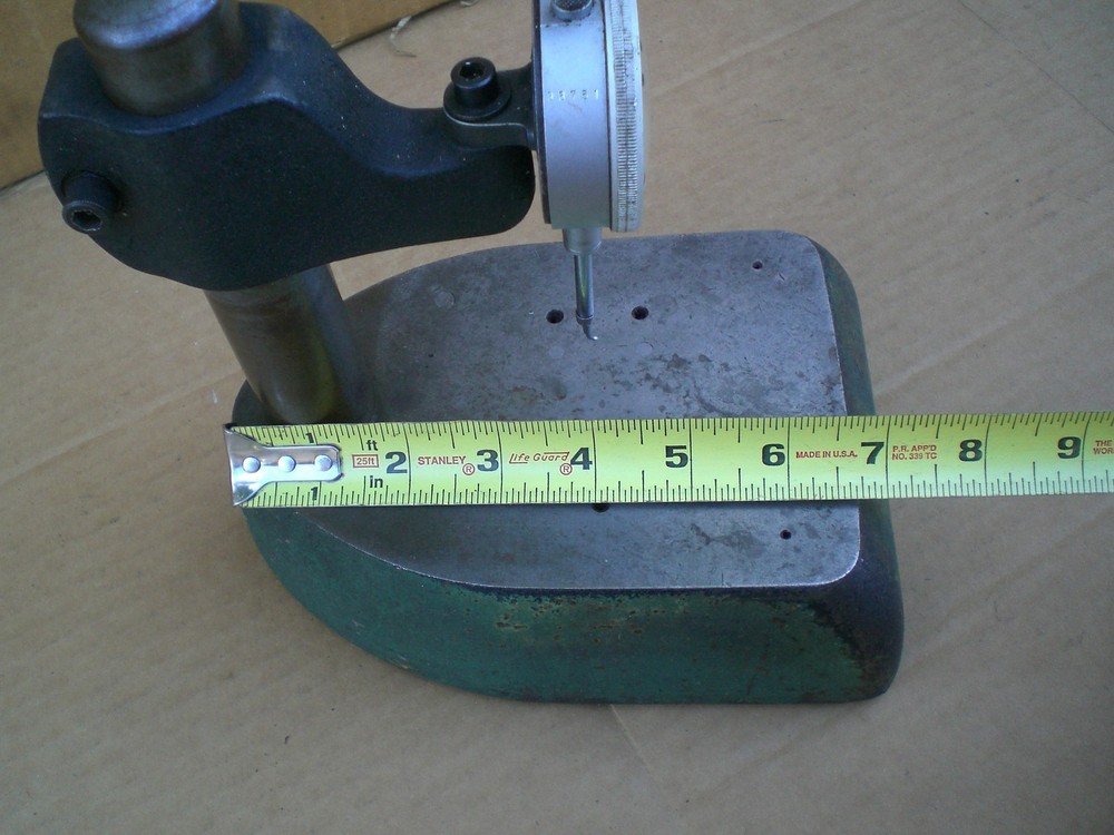 Vintage Federal Comparator stand with indicator