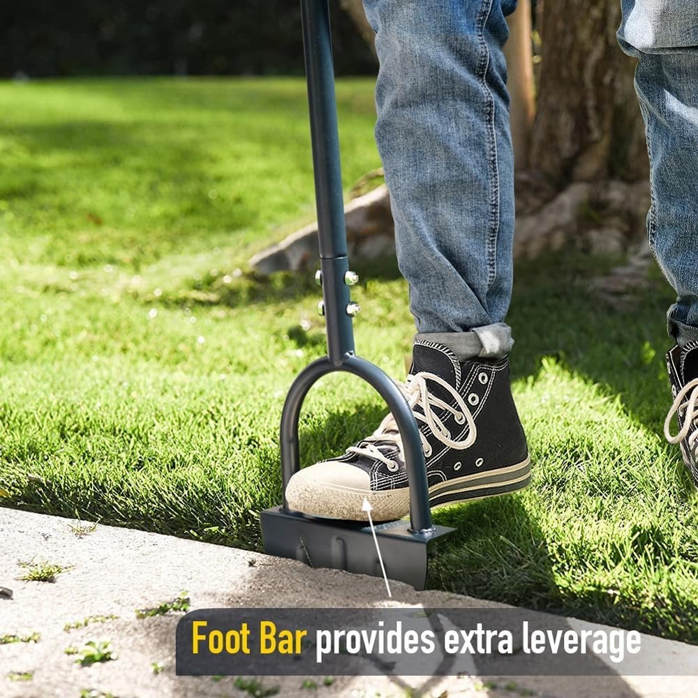 Long-Handled Lawn Edger - 38-Inch Steel Blade Tool for Effortless Yard Work