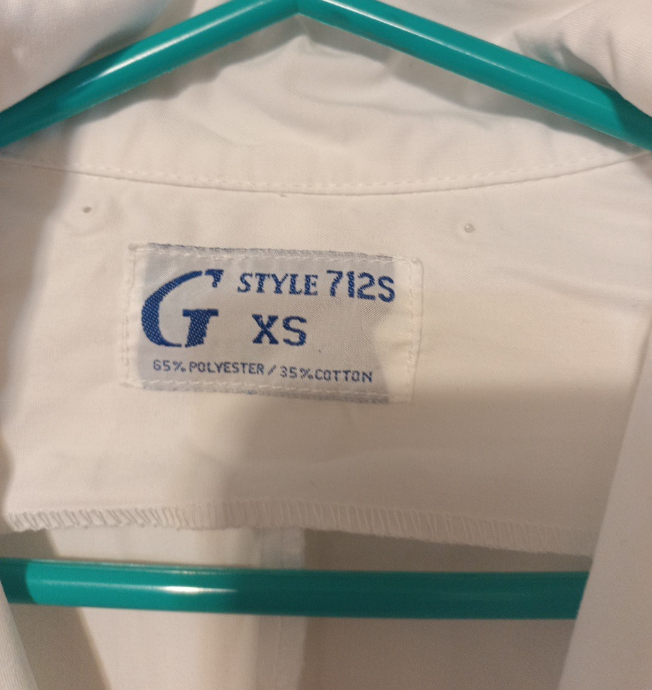 G Style 712-S White Lab Coat - Size Extra Small -XS